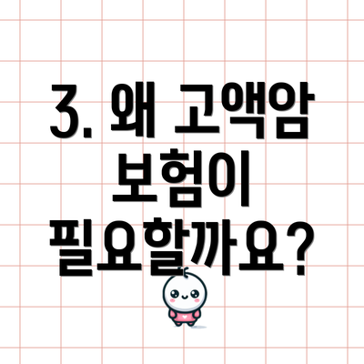3. 왜 고액암 보험이 필요할까요?