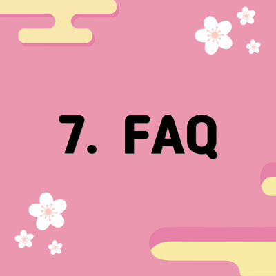 7.  FAQ