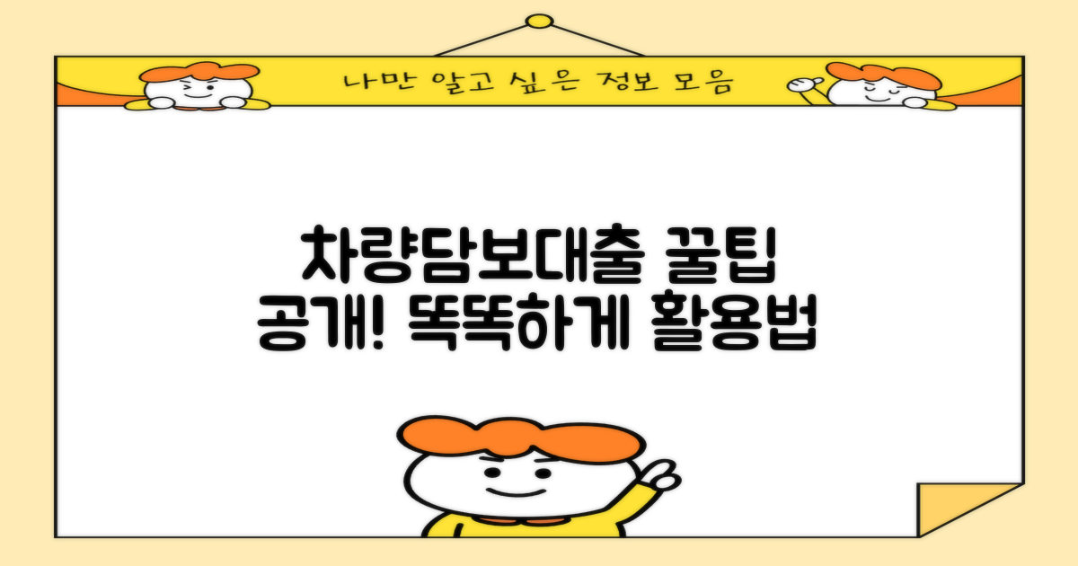 최신 차량담보대출, 어떻게 활용해야 할까?