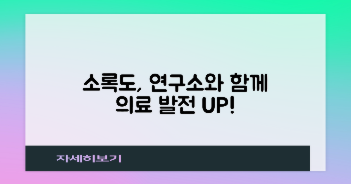연구소와 함께, 소록도 의료 발전 기대