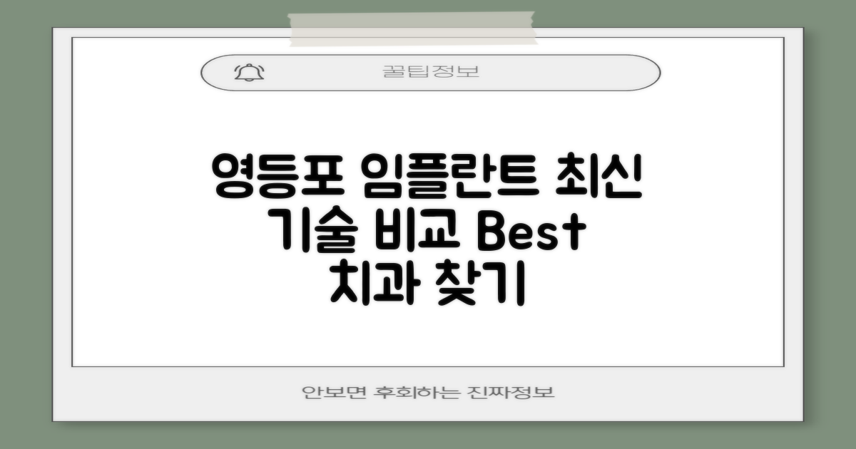 영등포구 임플란트 치과, 최신 기술 적용 비교 분석