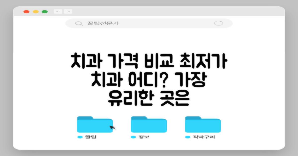 가격 비교, 어떤 치과가 가장 유리할까?