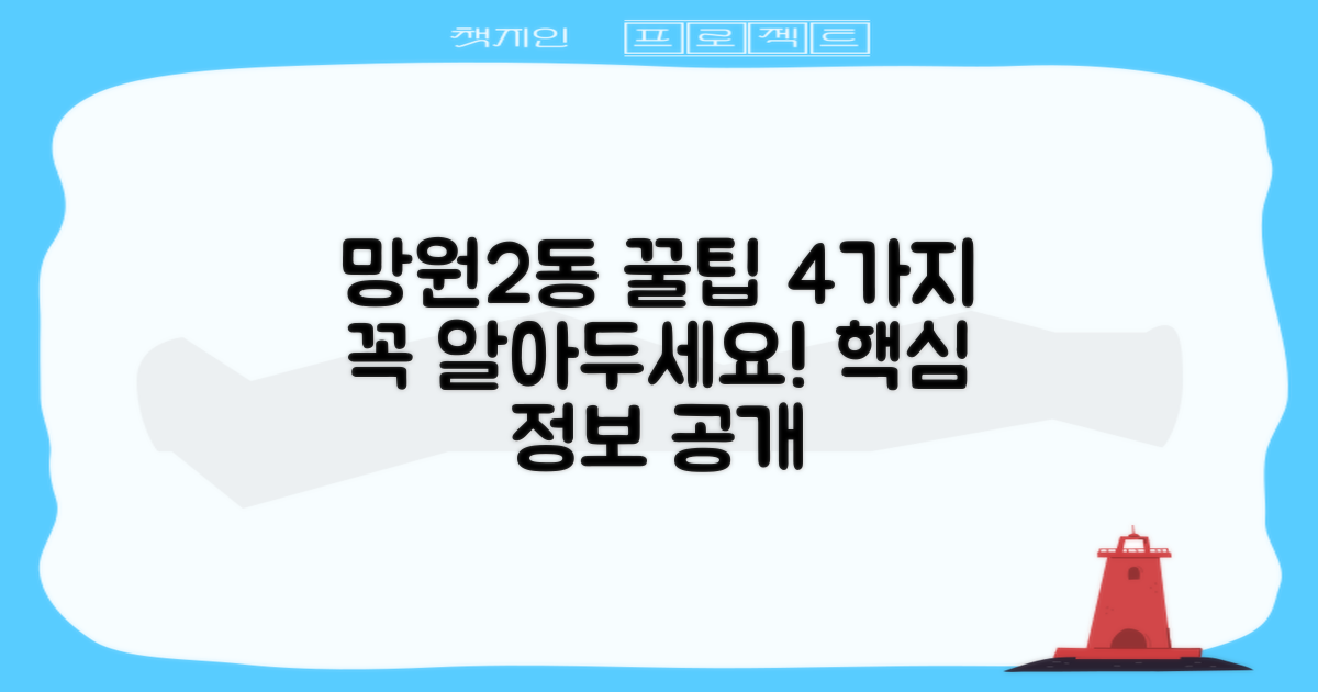 망원제2동주민센터: 알아두면 유용한 4가지 핵심 정보