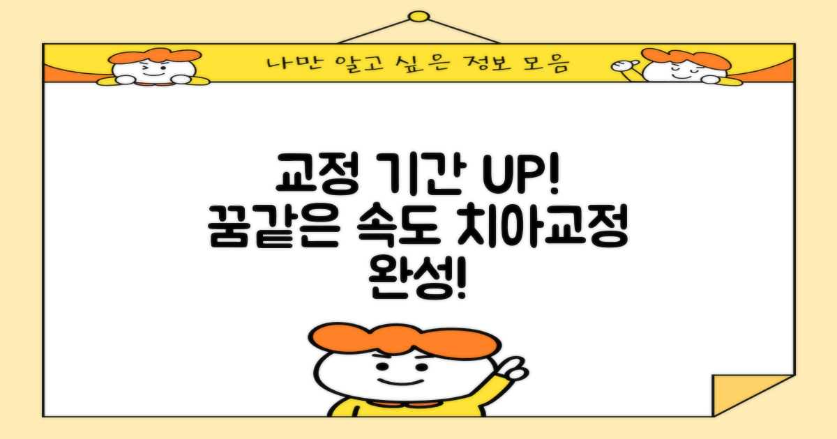 치아교정 기간 단축, 꿈이 아닙니다!