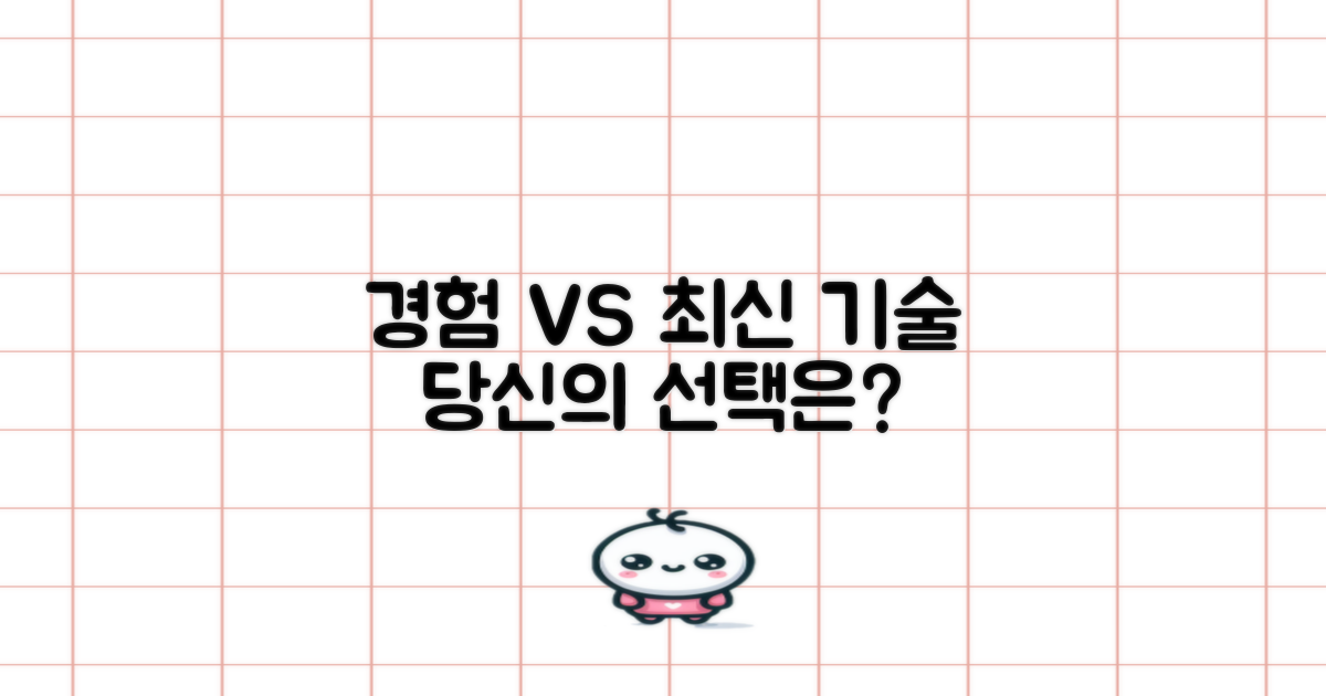 경험 vs 최신 기술