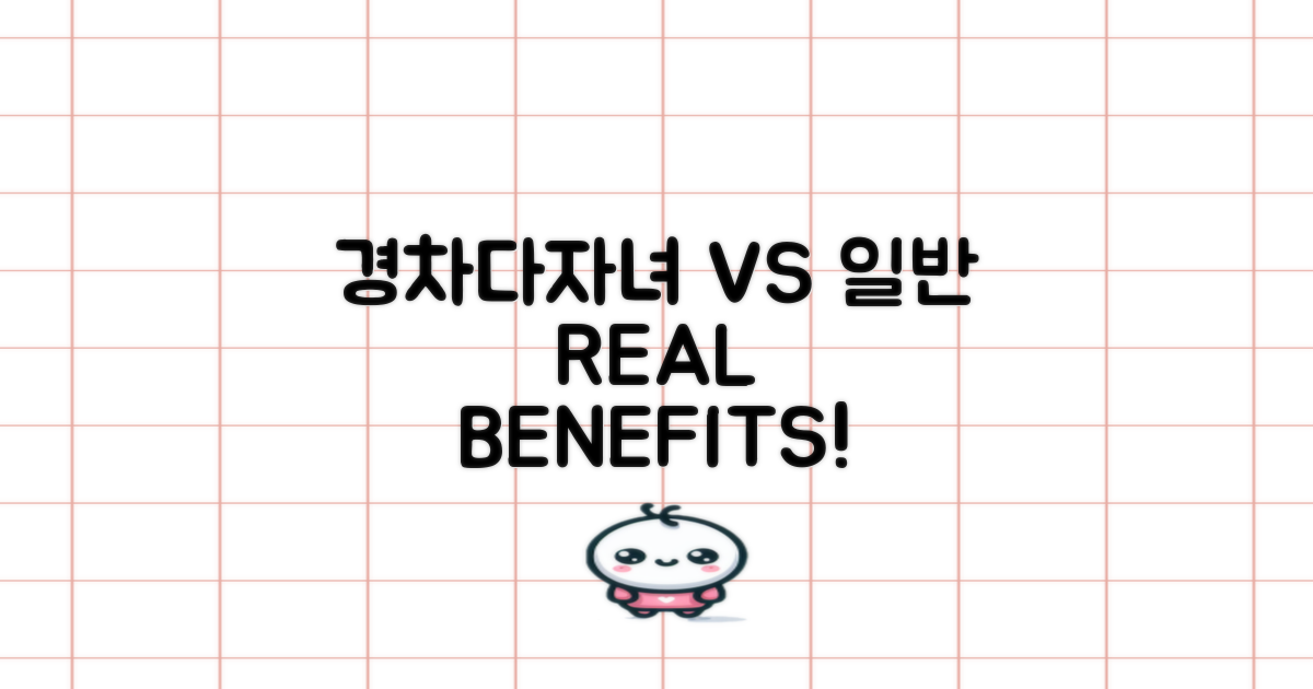 경차/다자녀 vs 일반, 혜택