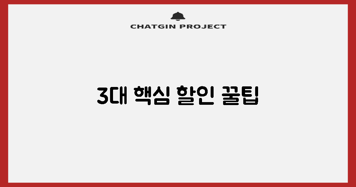 3대 핵심 할인 유형