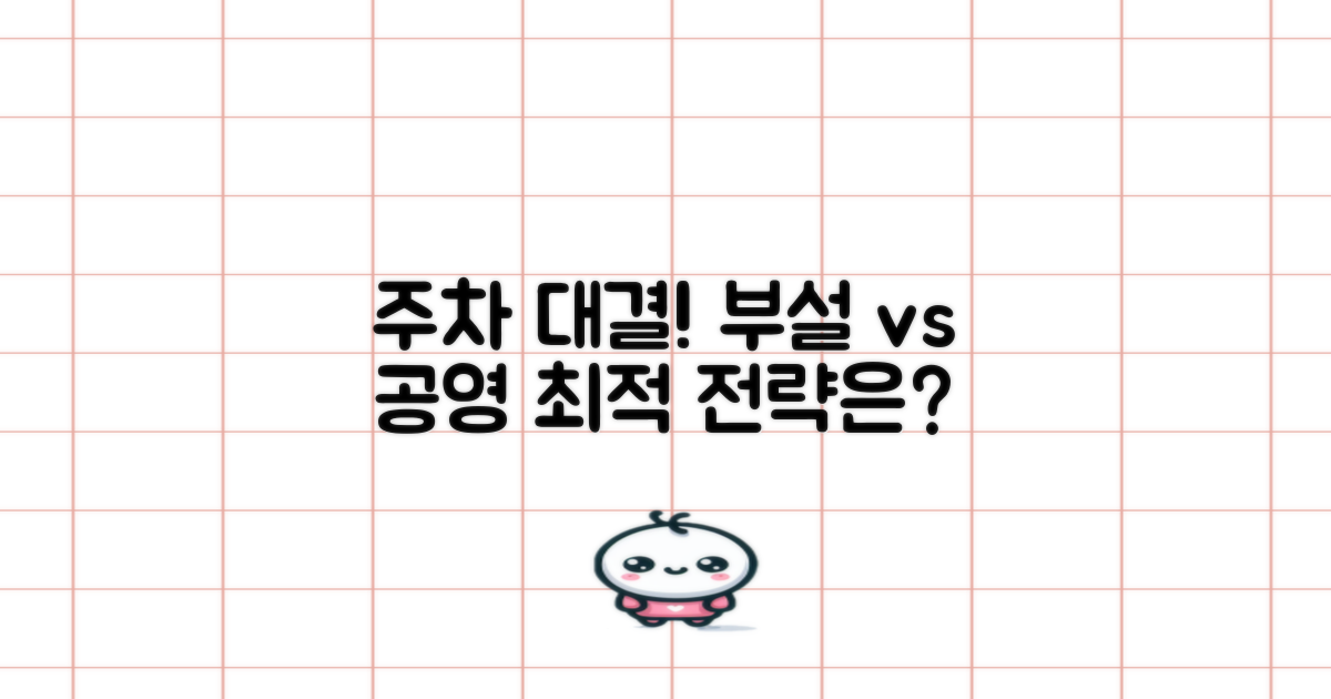 부설 vs 공영: 최적 주차 전략