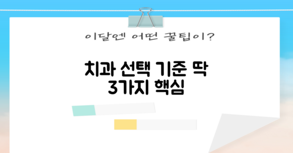 좋은 치과 선택 기준 3가지