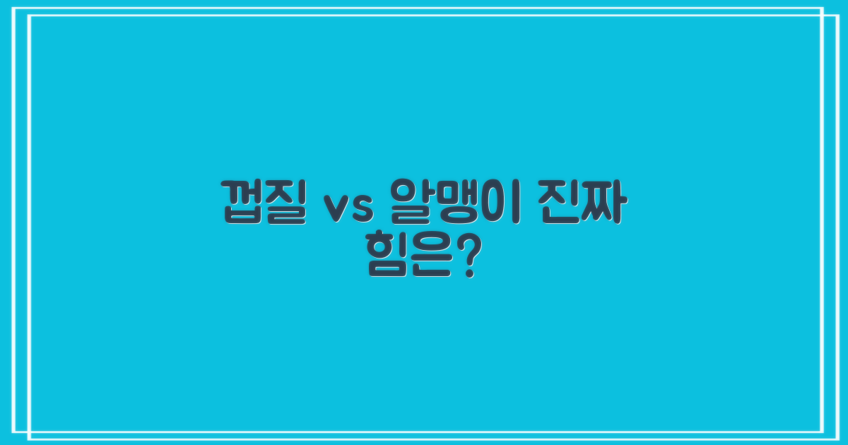 껍질 vs 알맹이: 숨은 힘