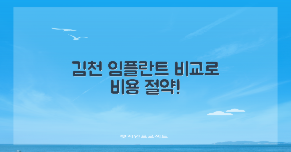 김천 임플란트, 비용 비교 시작하세요!