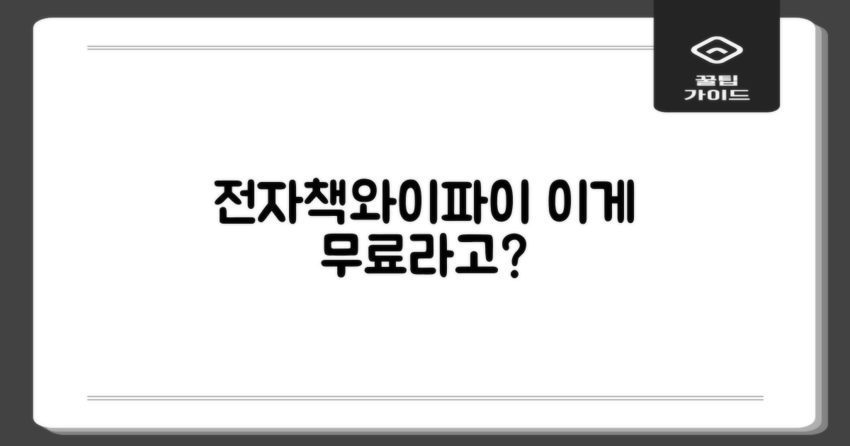 전자책·와이파이, 무료로?