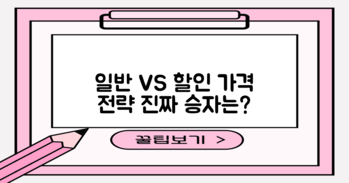 일반 vs. 할인 요금 전략