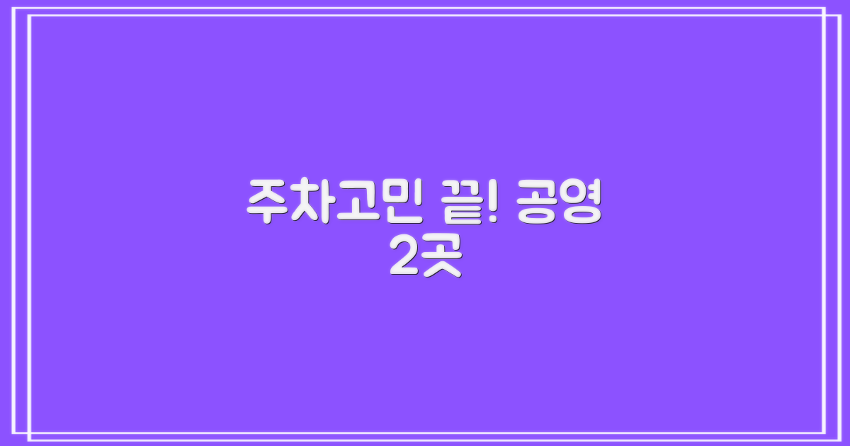 2곳 공영 주차 위치