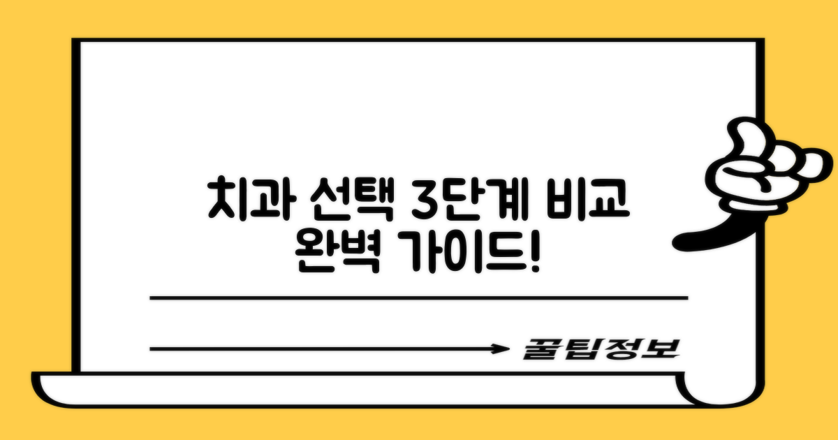 치과 선택 3단계 비교 분석