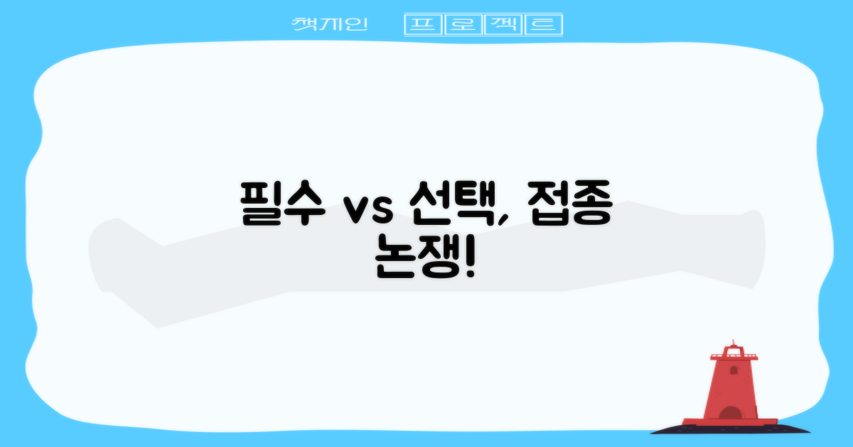 필수 vs 선택 접종